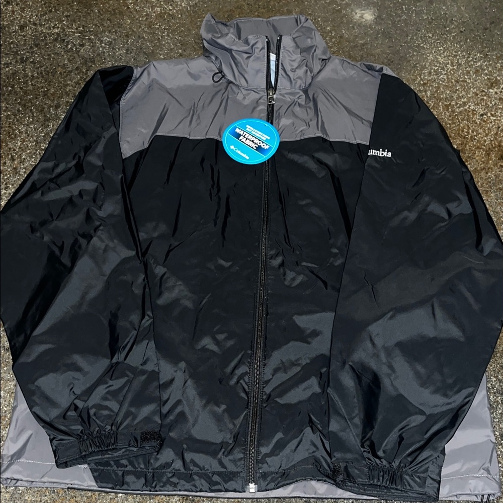 Columbia Black and Gray Jacket/Windbreaker